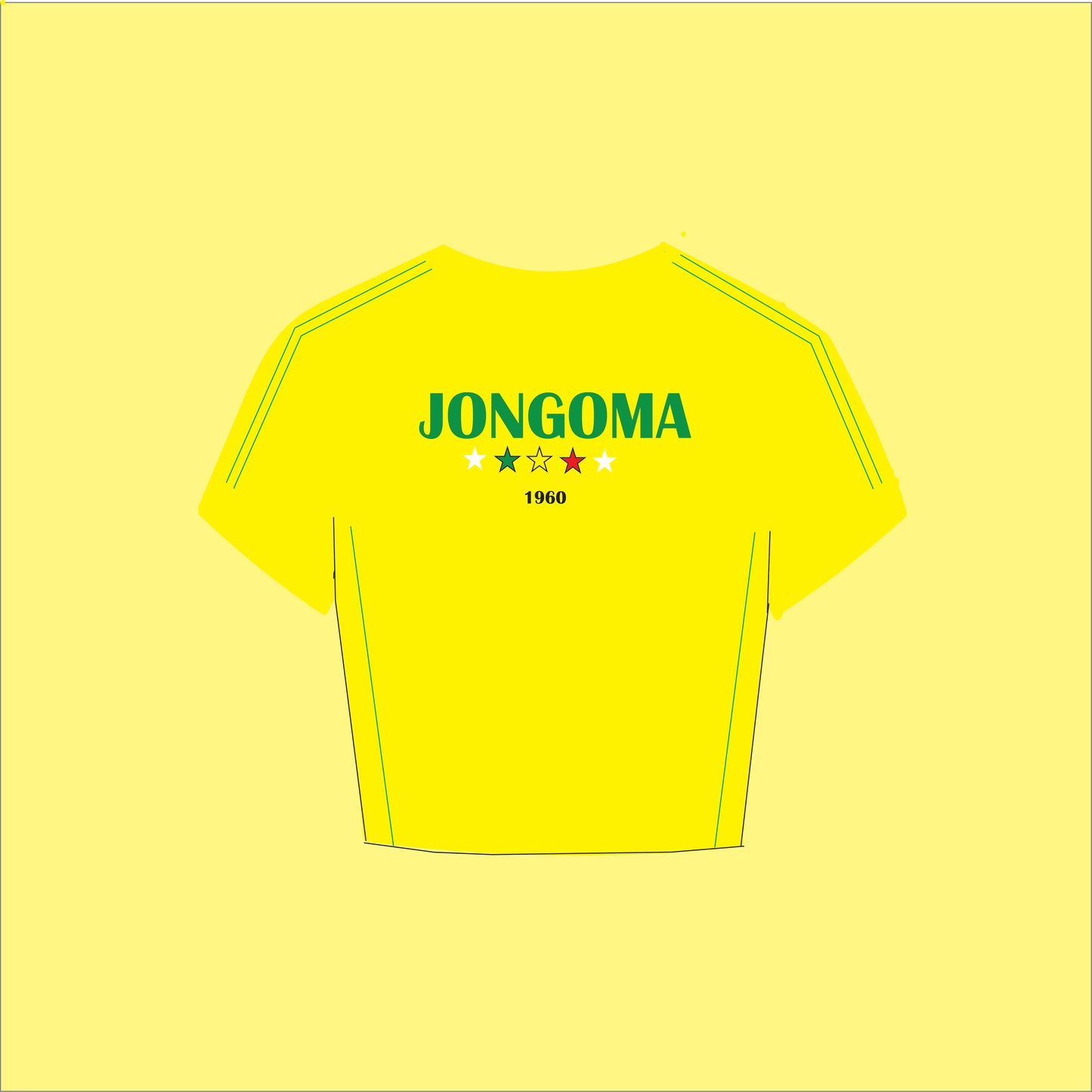 Ruffled Jongoma Baby Tee