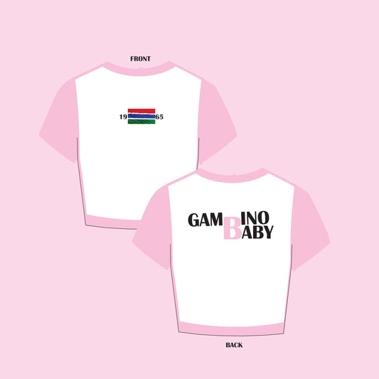 Ruffled Pink Baby Tee